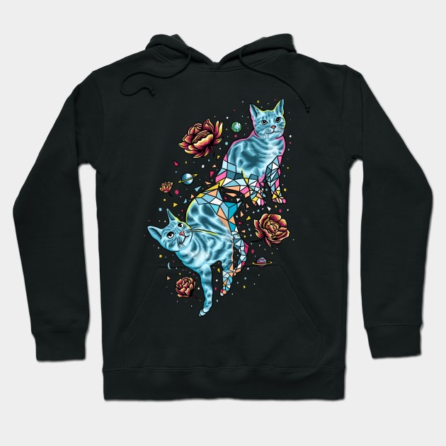 Constellation Cat Hoodie by suryas